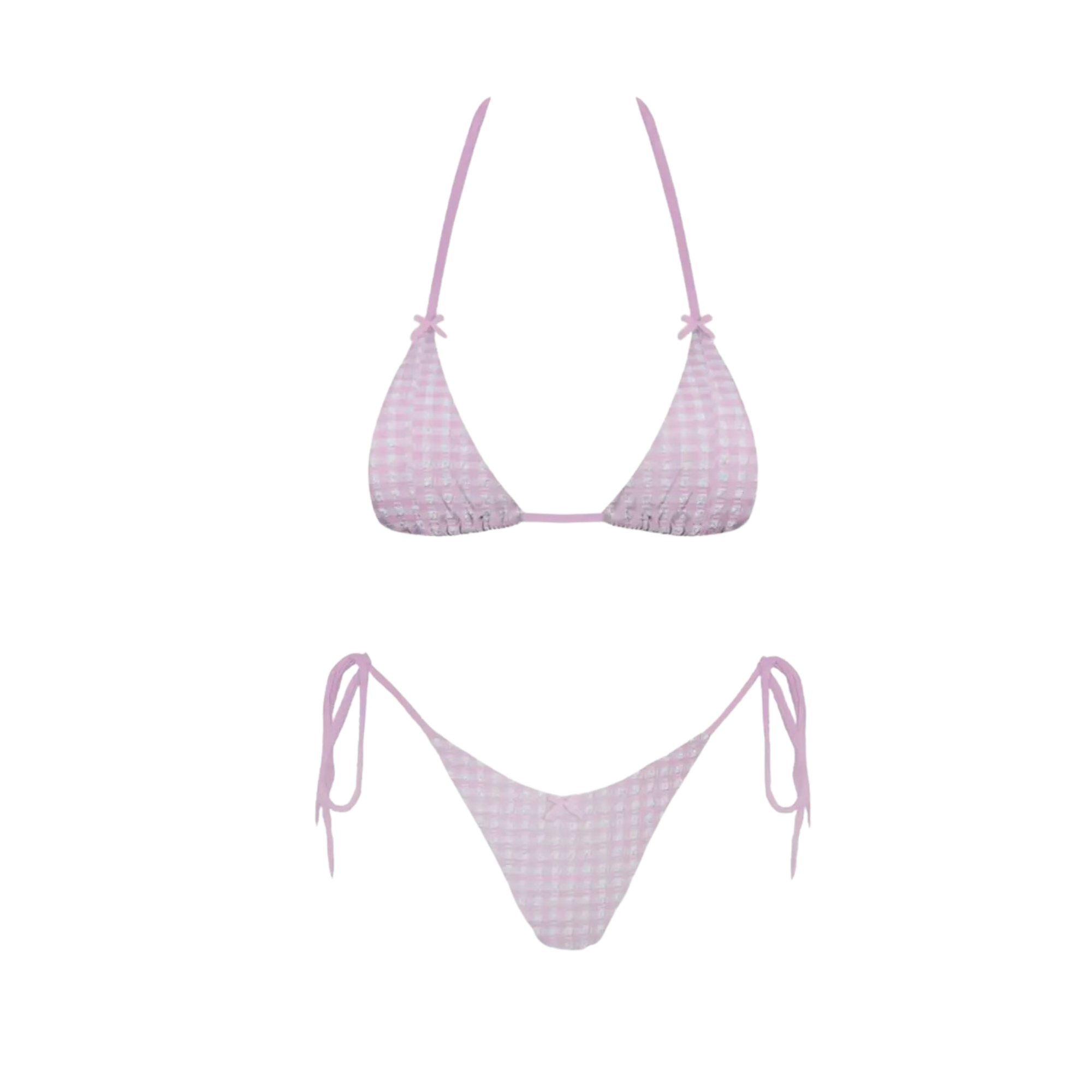 BAYSIDE PINK GINGHAM KINI *AVAILABLE*